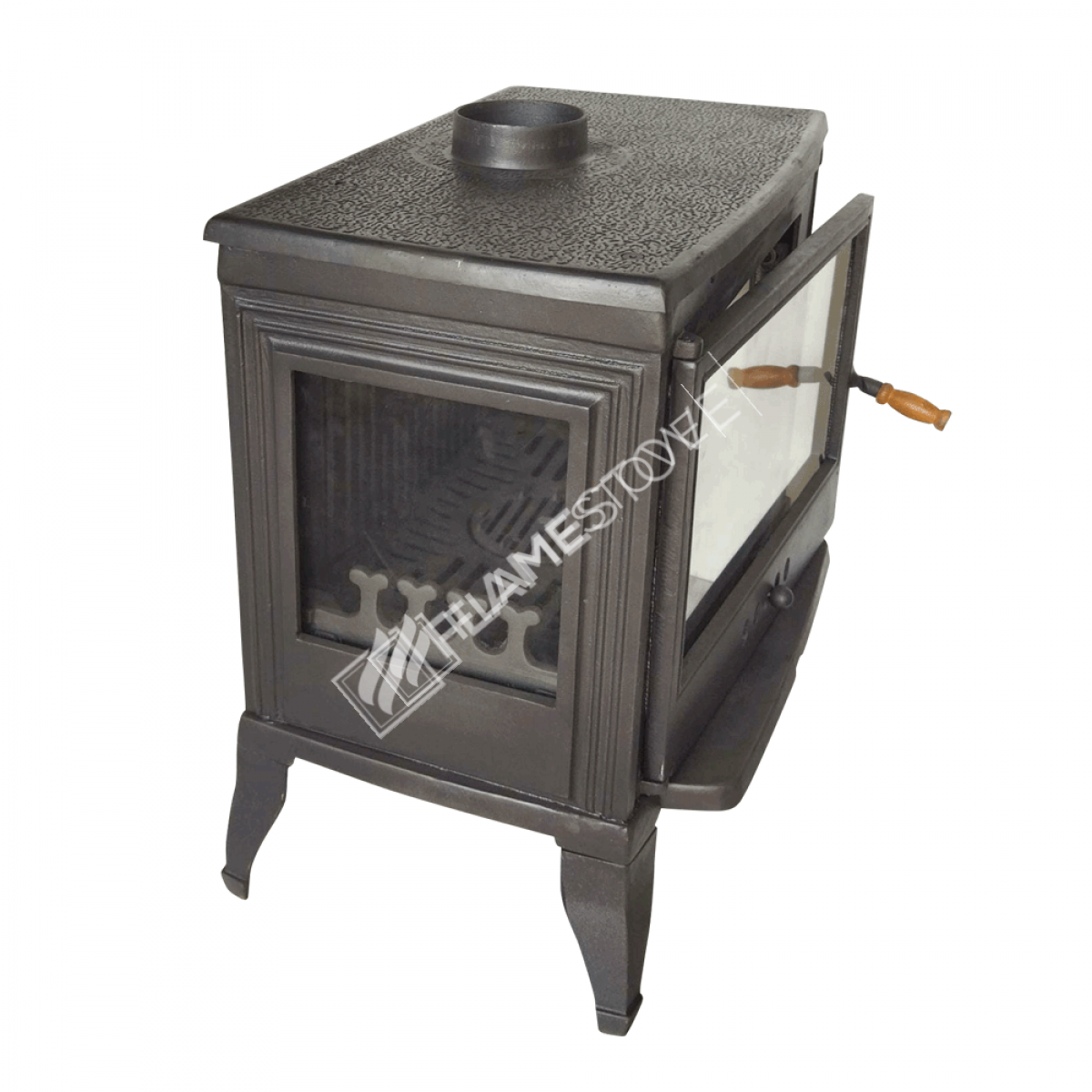High Efficiency Cast Wood & Coal Stove - Retro Lux Double Combustion System