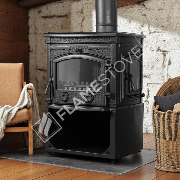 Wood Stove With Cast Side Cover Ultra Sirius Reservoir