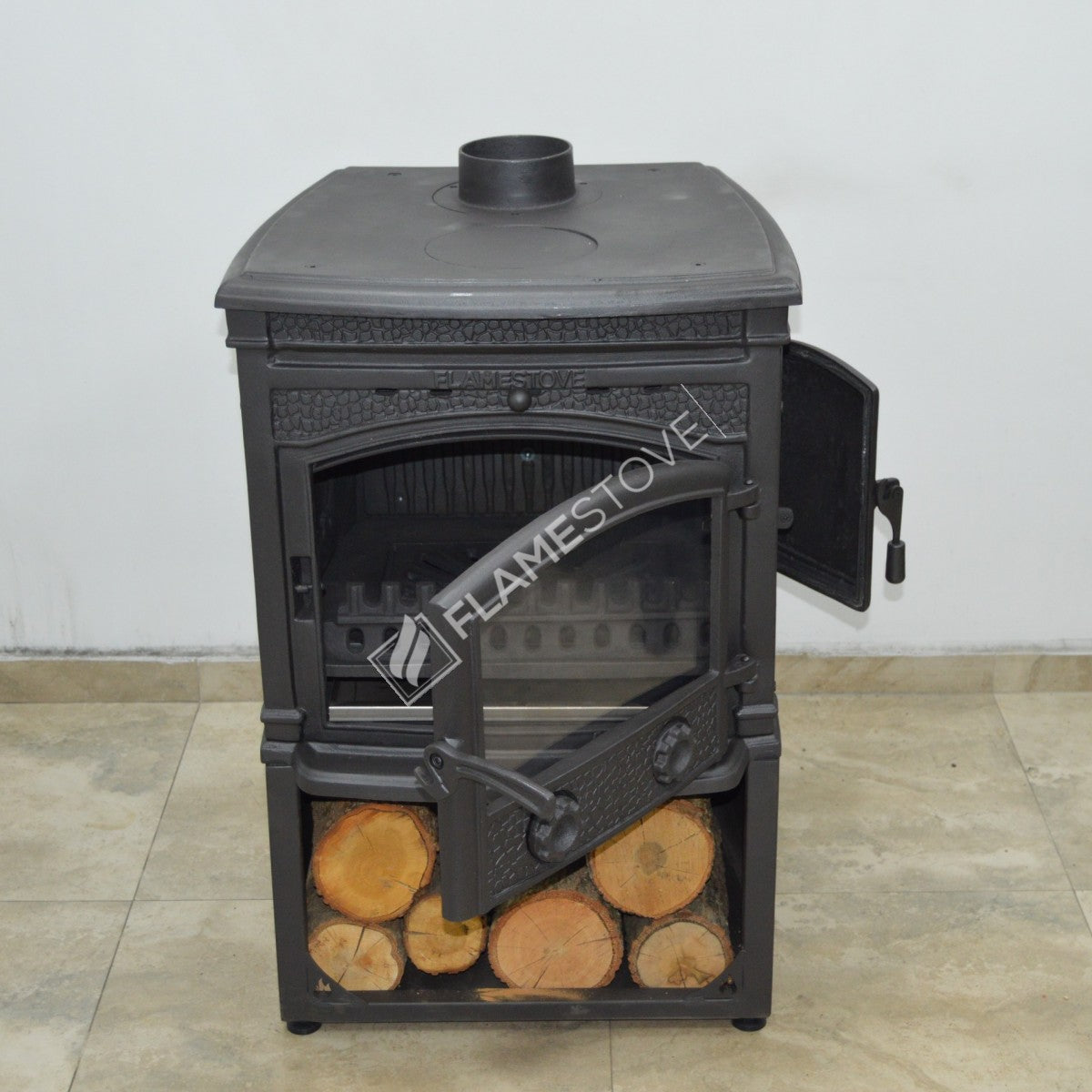The Side Cover With The Sirius Star Cast Stove Odunluklu