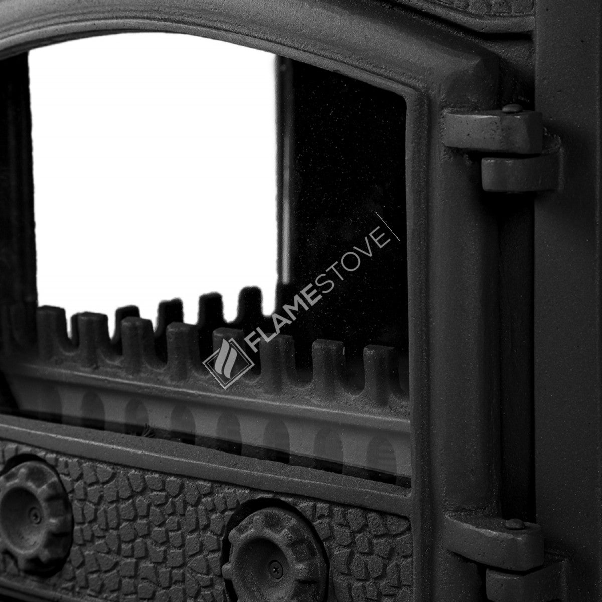 Casting Ultra Sirius FS-14 high-efficiency cast iron stove | German glazed ceramic | heat Power 9 kW | 130 mm the output of the chimney