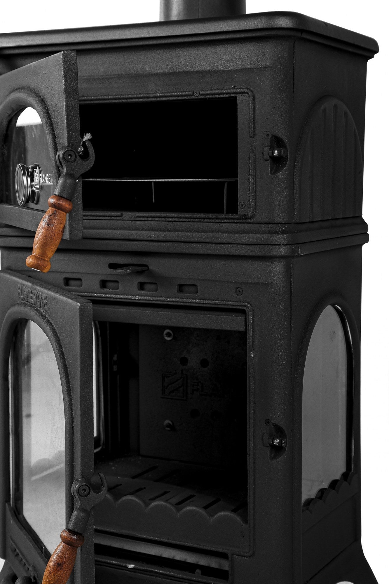 Modena Lux Wood Stove with Oven