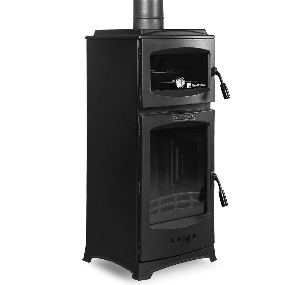 Lodi Gourmet Cast Iron Stove with Oven and Side Door