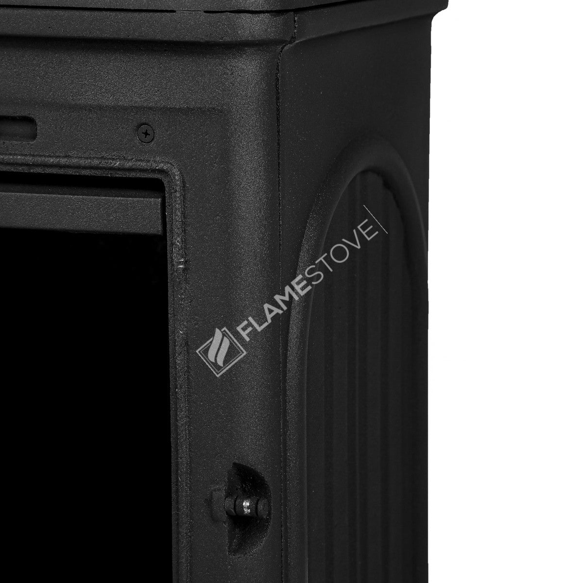 Praising Casting Furnaces Stove Modena High Strength | high efficiency Wood &amp; coal stove, Schott Robax Glass, wooden handle, 10 kW