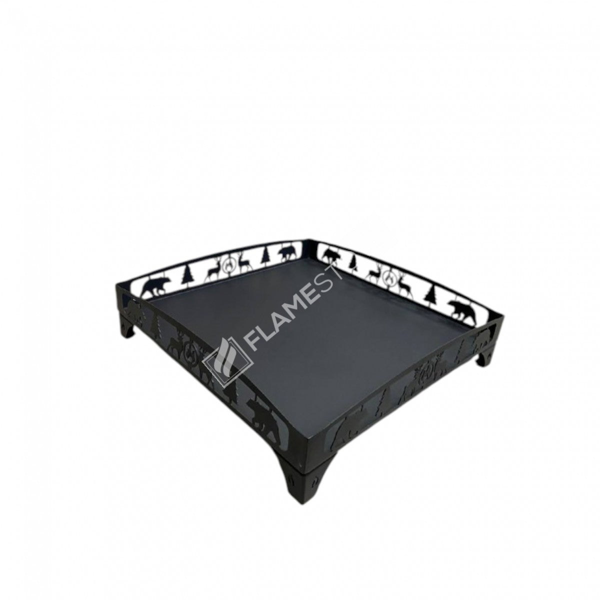 Stove forest pattern laser cutting Pad 50 x 50 cm