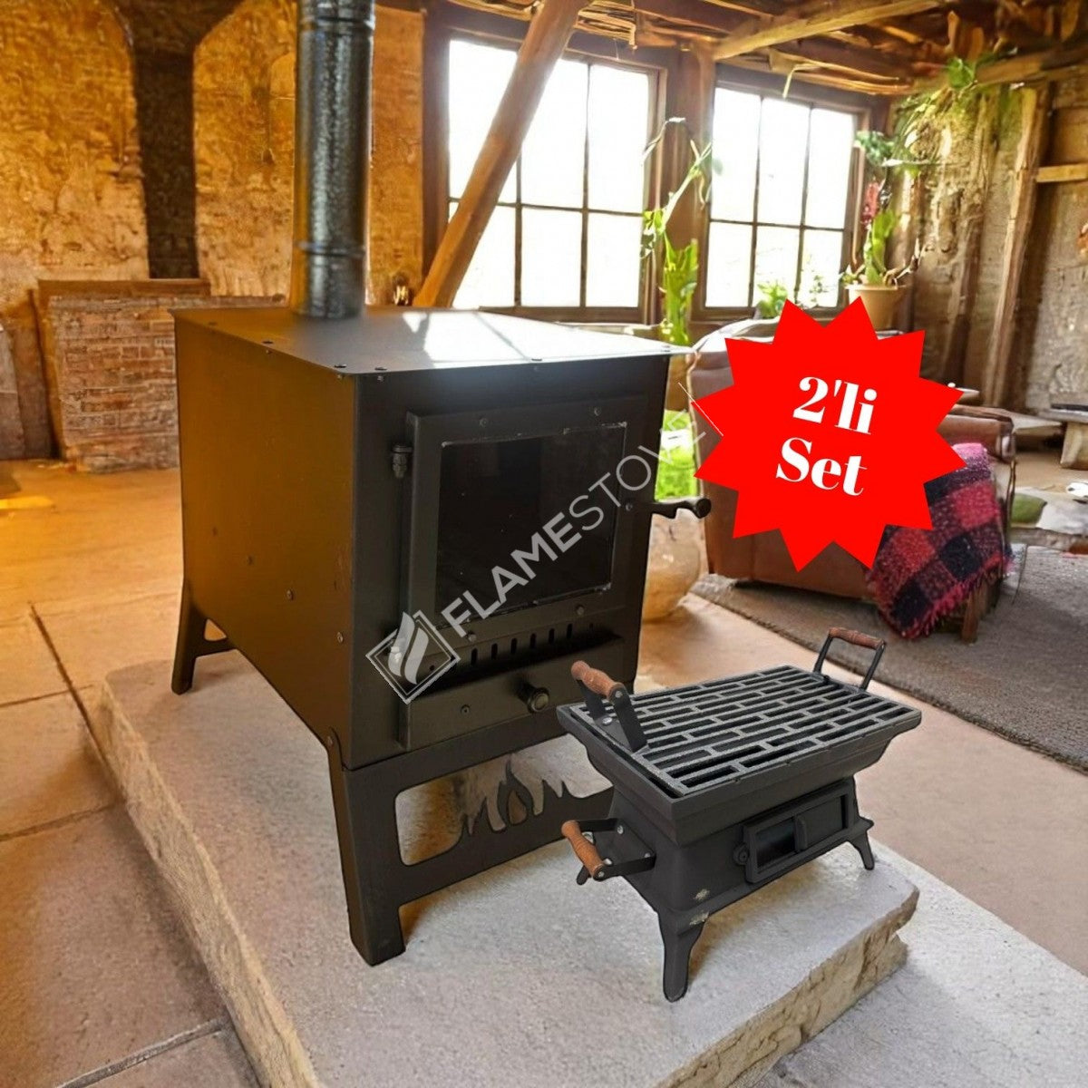 2-set camping stove and Grill | FS-405 & FS-056