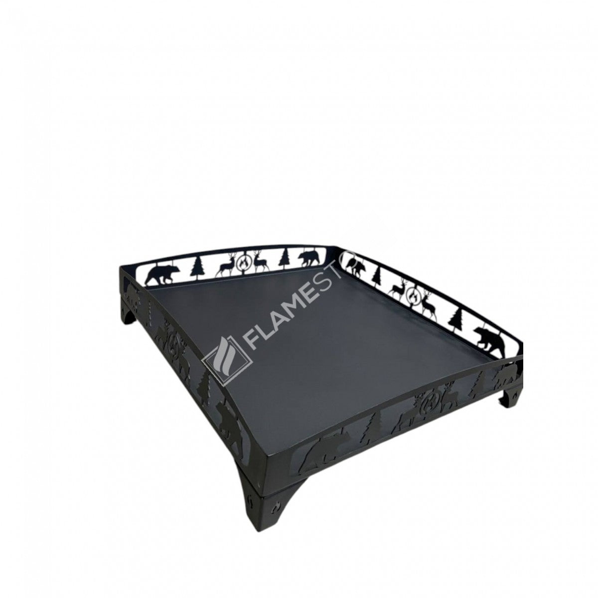 Stove forest pattern laser cutting Pad 50 x 50 cm