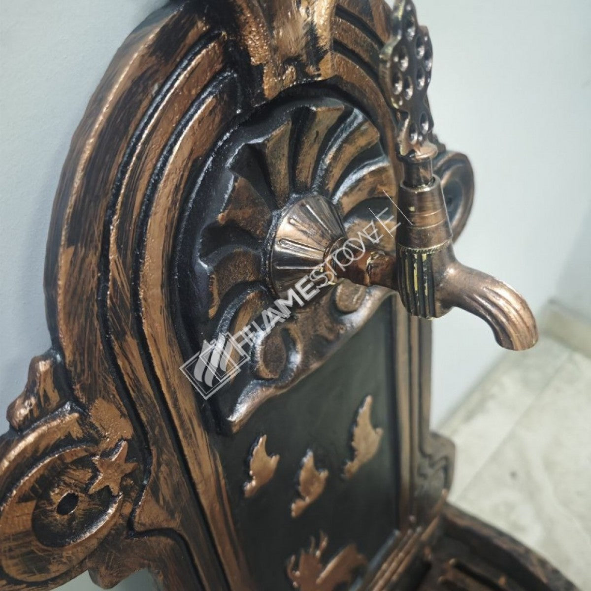 Flame Stove FS-902 patterned aluminum Copper fountain garden - add elegance to the outer space!