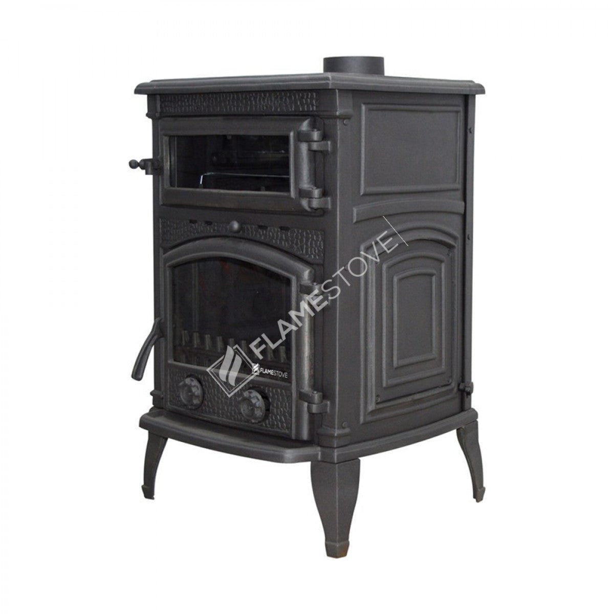 Mega Sirius Stove casting furnaces | high efficiency Wood & coal stove, Schott Robax Glass, rear air Balance System, 18 kW