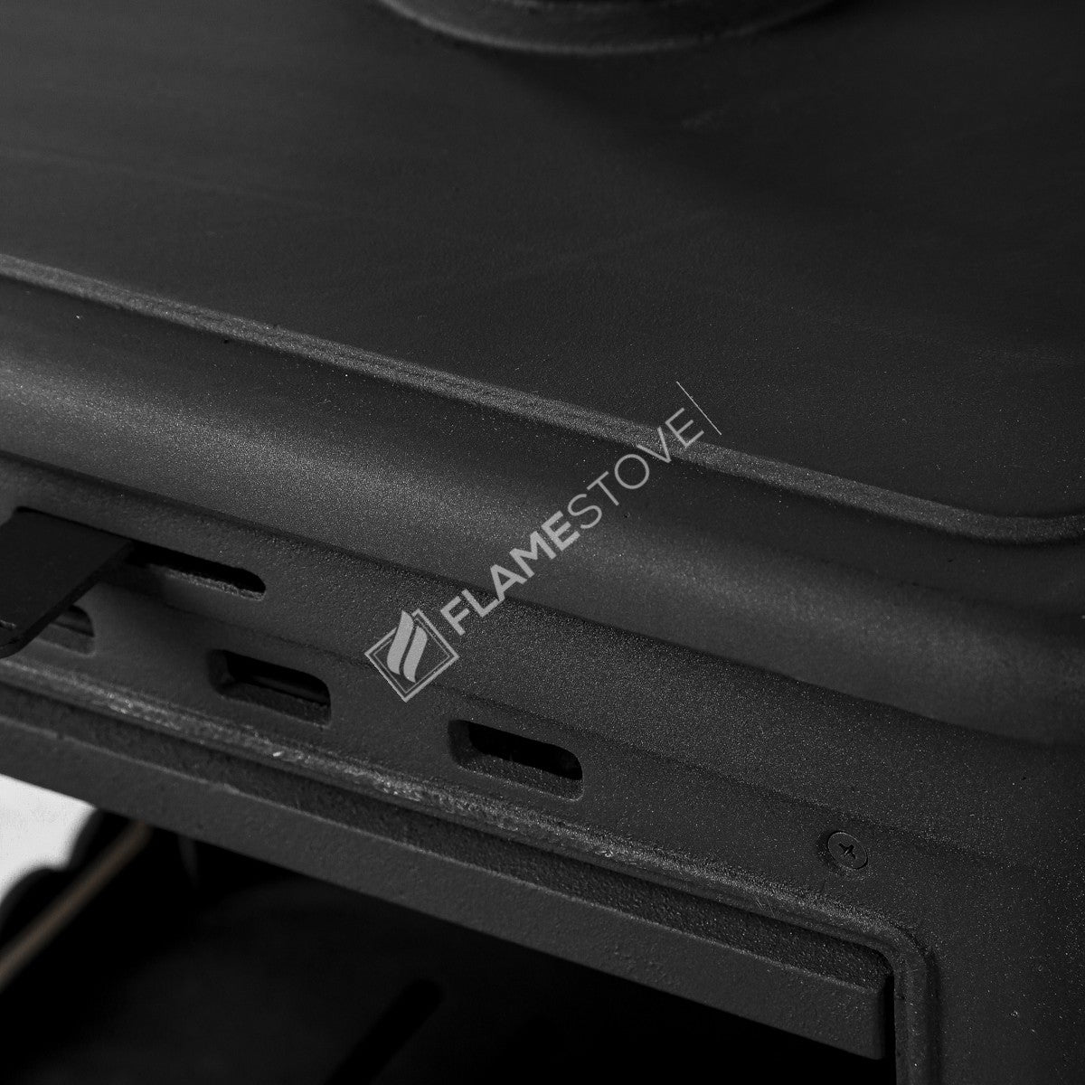 Lower the Lux 3 glass ashtray with high strength Casting Stove Modena | High Efficiency Wood & coal stove, Schott Robax Glass, shaking and an ash Discharge System 8 kW