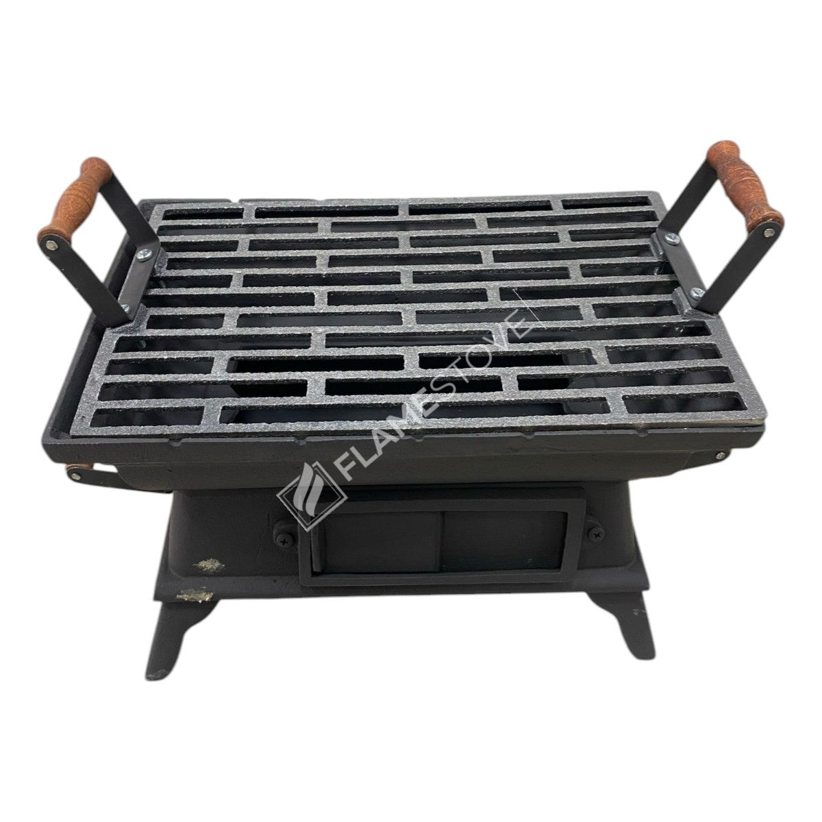 Small Square Wooden Grill Cast