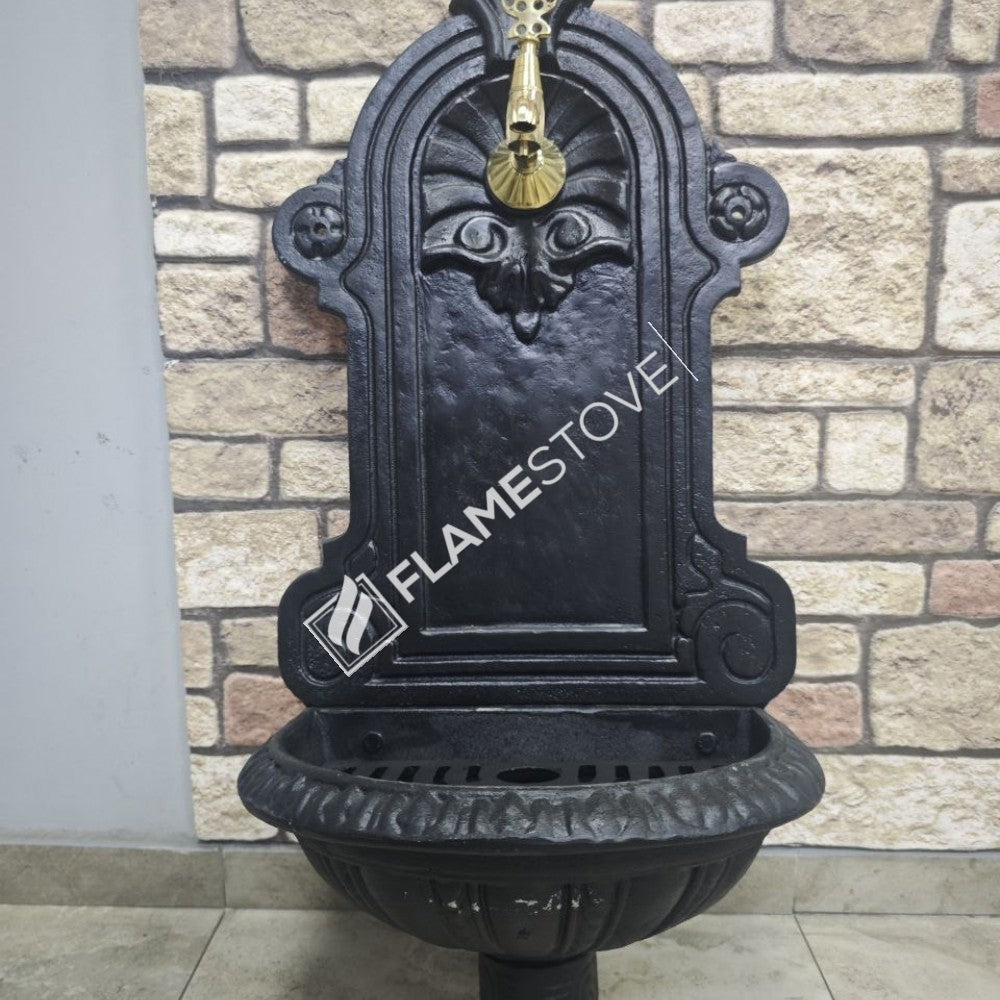 Flame Stove FS-903 matte black Aluminium Garden Fountain - add elegance to the outer space!