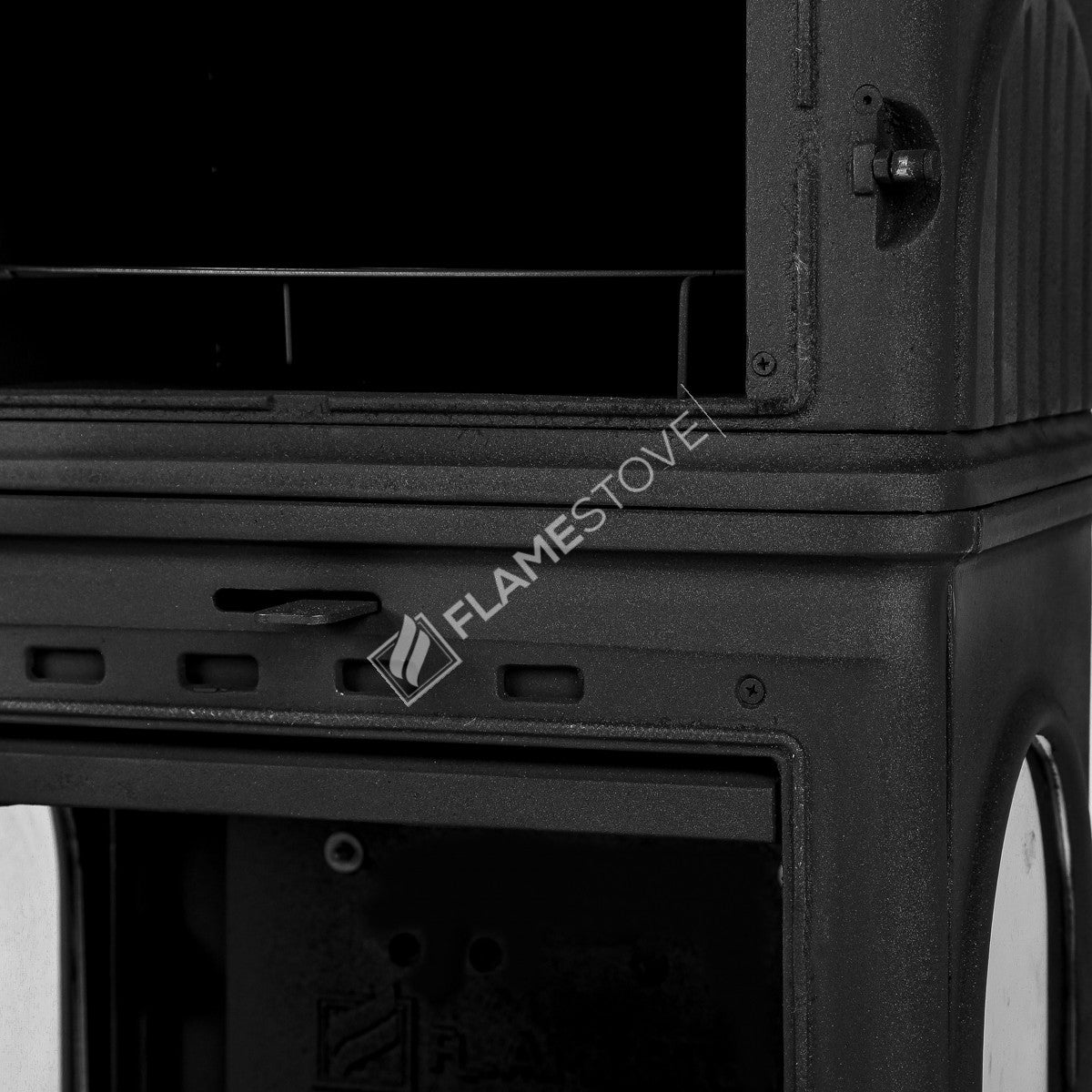 Lux stove with Glass Stove Modena Praising Casting 3 high strength | high efficiency Wood & coal stove, Schott Robax Glass, 18.33 kW