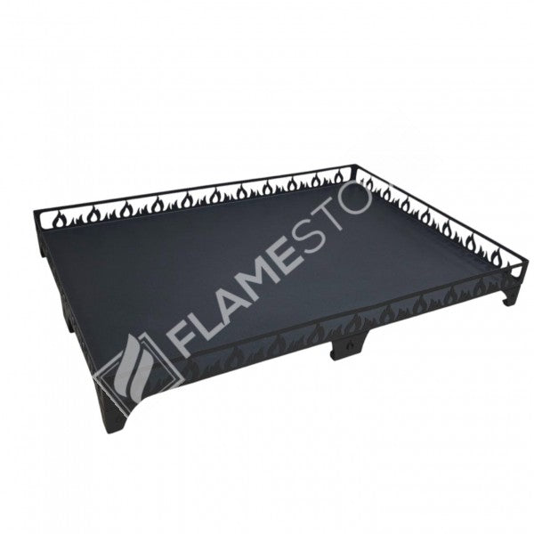 Laser cutting, Flame Patterned Steel Stove Pad, 60x90 CM