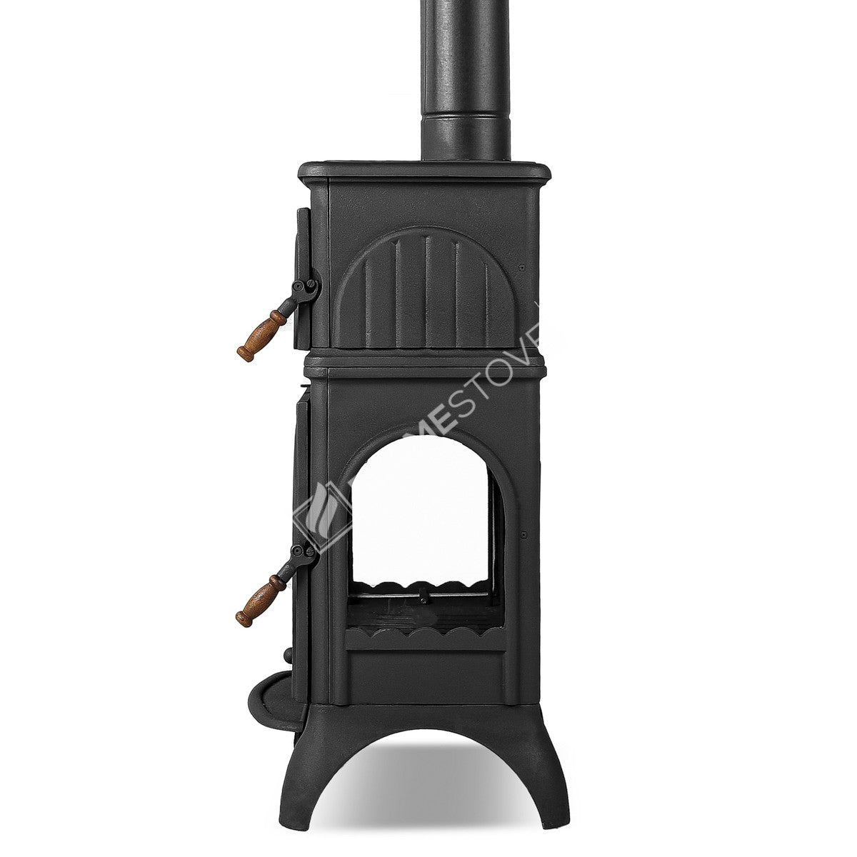 Lux stove with Glass Stove Modena Praising Casting 3 high strength | high efficiency Wood & coal stove, Schott Robax Glass, 18.33 kW