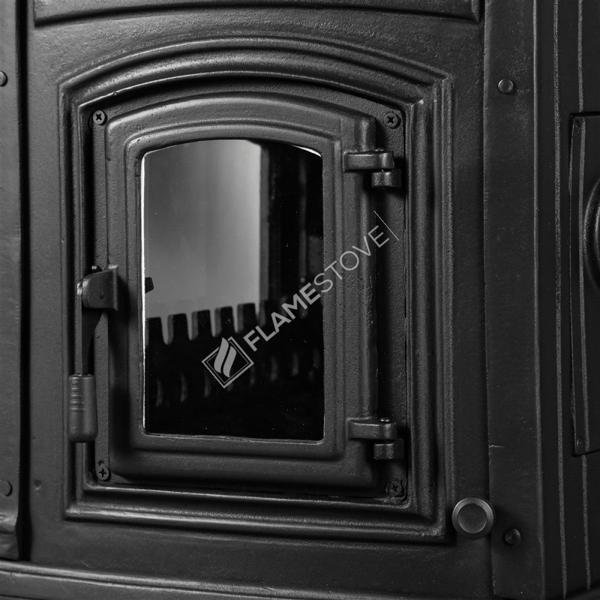 Sirius 4 tbsp style maxi odunluklu casting glass stove furnaces | high efficiency Wood & coal stove, Schott Robax glass, double-Fired, kW 18.21