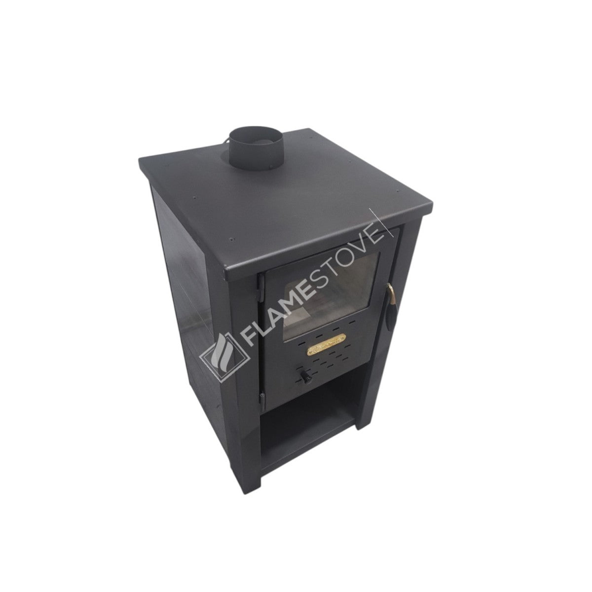 Odunluklu the outer surface of steel firebrick Stove | Schott Robax Glass, high efficiency solid fuel Stove, 6 kW