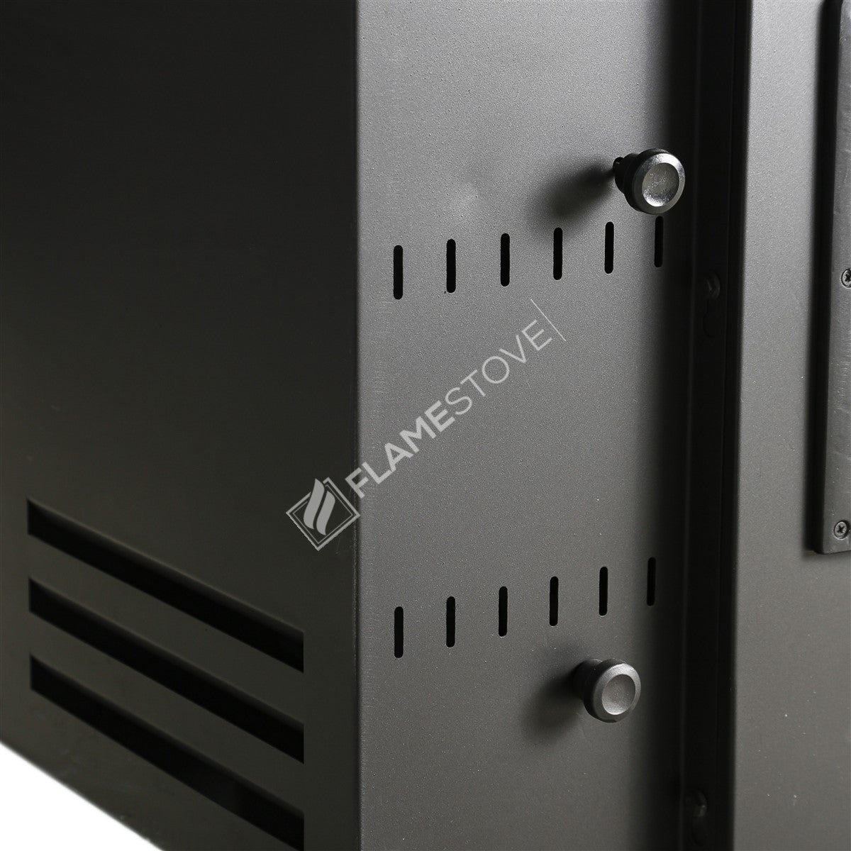 Lux Stove Pellet stove with 3 glass Lodi Gourmet | high efficiency Pellet Stove, Class A, Schott Robax glass, chrome, combustion chamber, 12 kW