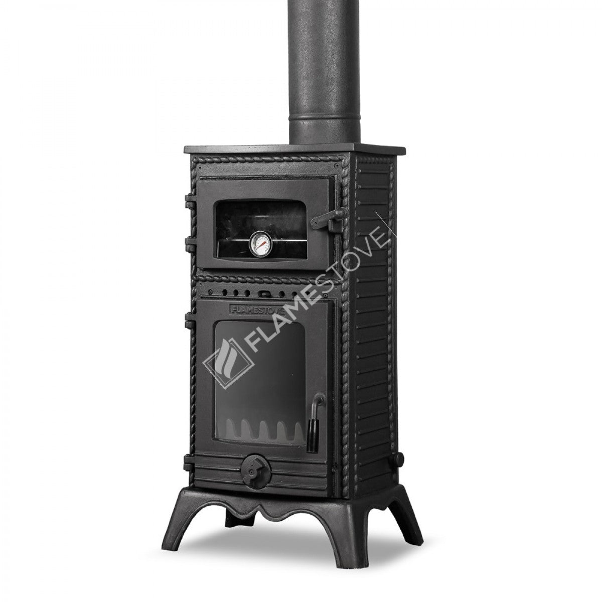 All the major cast iron stove with the Stove | high efficiency wood & Coal Stove, Schott Robax glass, enamel Stove, Heating 70 m2