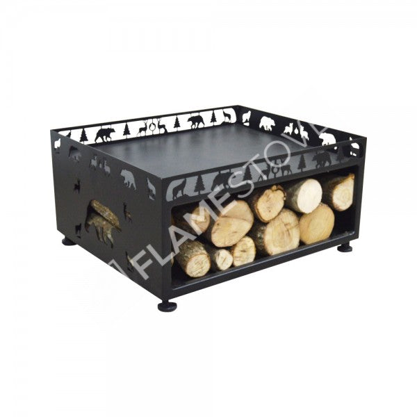 50cm x 60cm Patterned Wood Forest to the base of the stove Reservoir