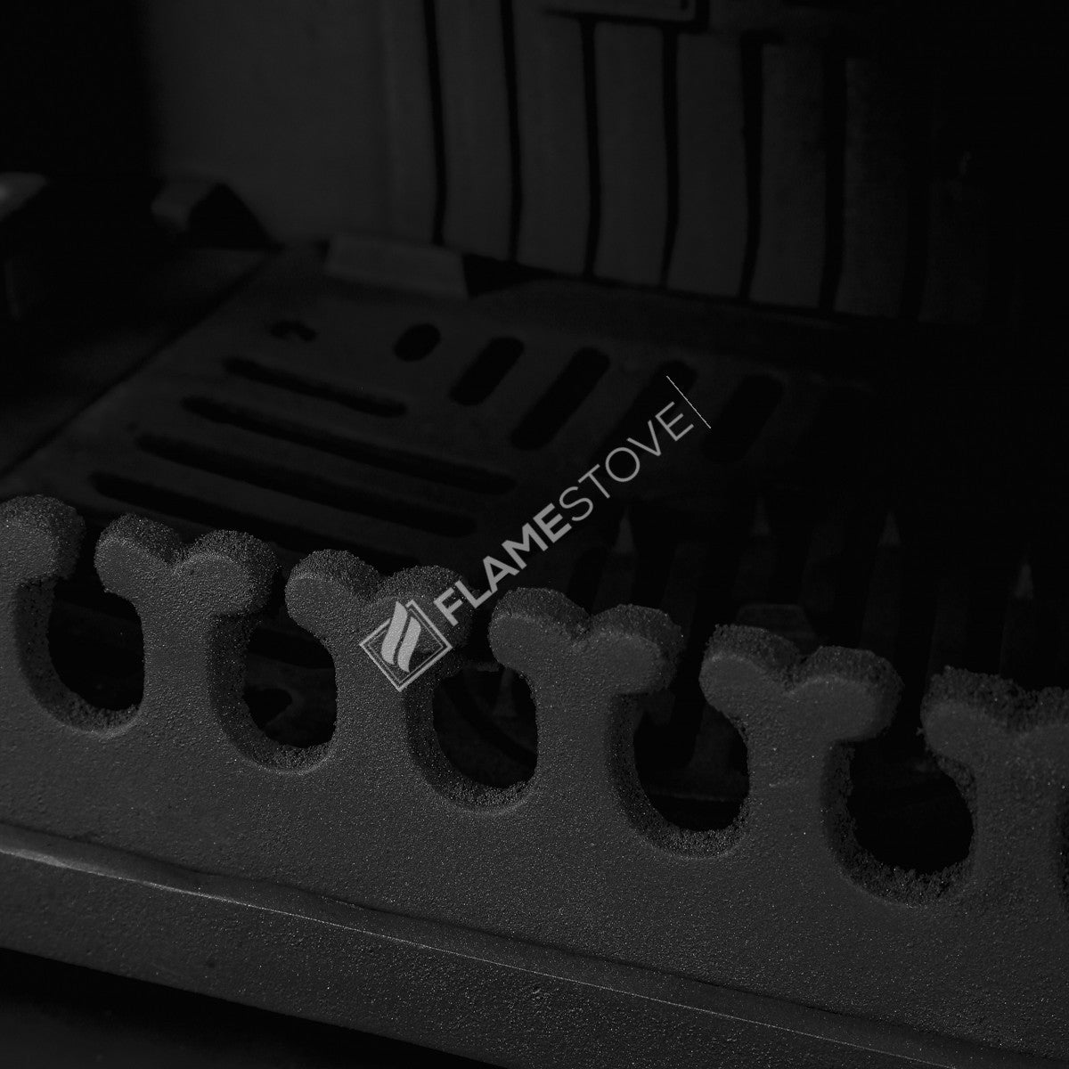 3 TBSP Lux casting glass Stove Retro style side Odunluklu Clamshell | high efficiency Wood &amp; coal stove, Schott Robax Glass, 10 kW