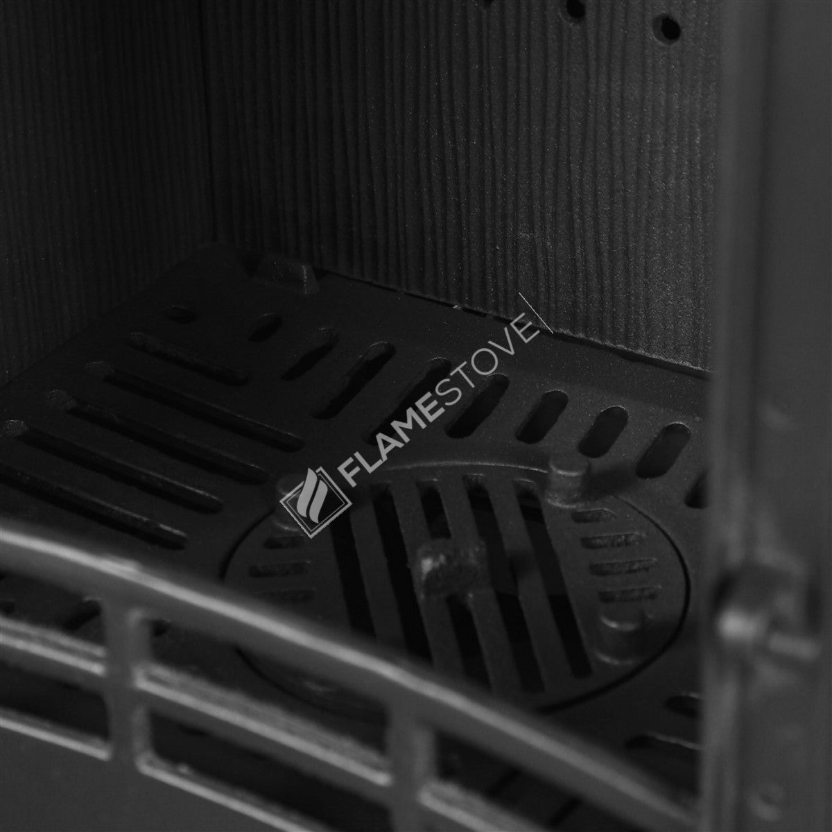 Gourmet stove stove stove flame with a lid cast with side Lodi | a-class, double-fired, Schott Robax Glass, 8 kW