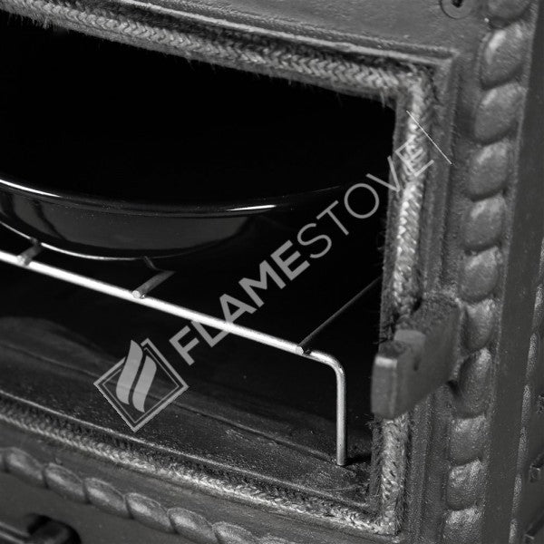 Lux stove cast iron stove with 3 sided glass Major | high efficiency Wood & coal stove, Schott Robax glass, enamel Stove, Heating 70 m2