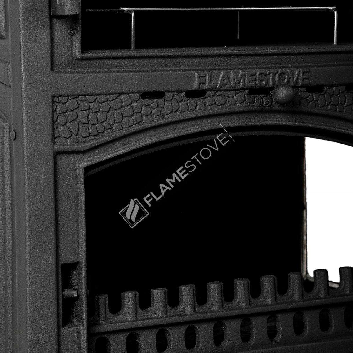 Stove glass stove with 3 Sirius maxi side with the lid casting | high efficiency Wood &amp; coal stove, Schott Robax glass, double-Fired, kW 18.21