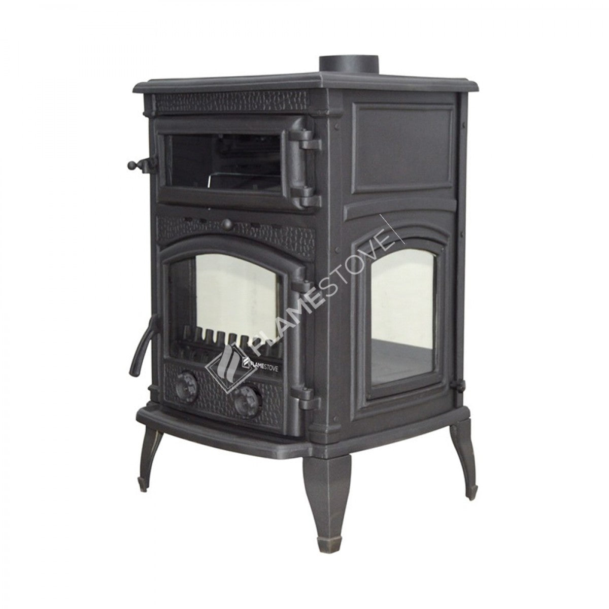 4 2 Sirius maxi casting glass stove furnaces | high efficiency Wood & coal stove, Schott Robax Glass, rear air Balance system, 15 kW
