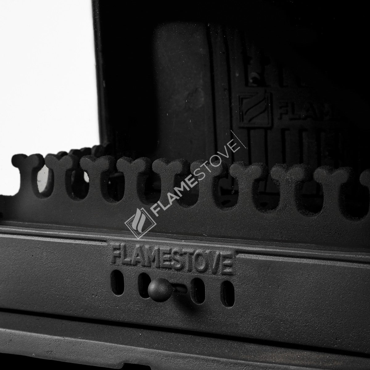 3 TBSP Lux casting glass Stove Retro style side Odunluklu Clamshell | high efficiency Wood &amp; coal stove, Schott Robax Glass, 10 kW