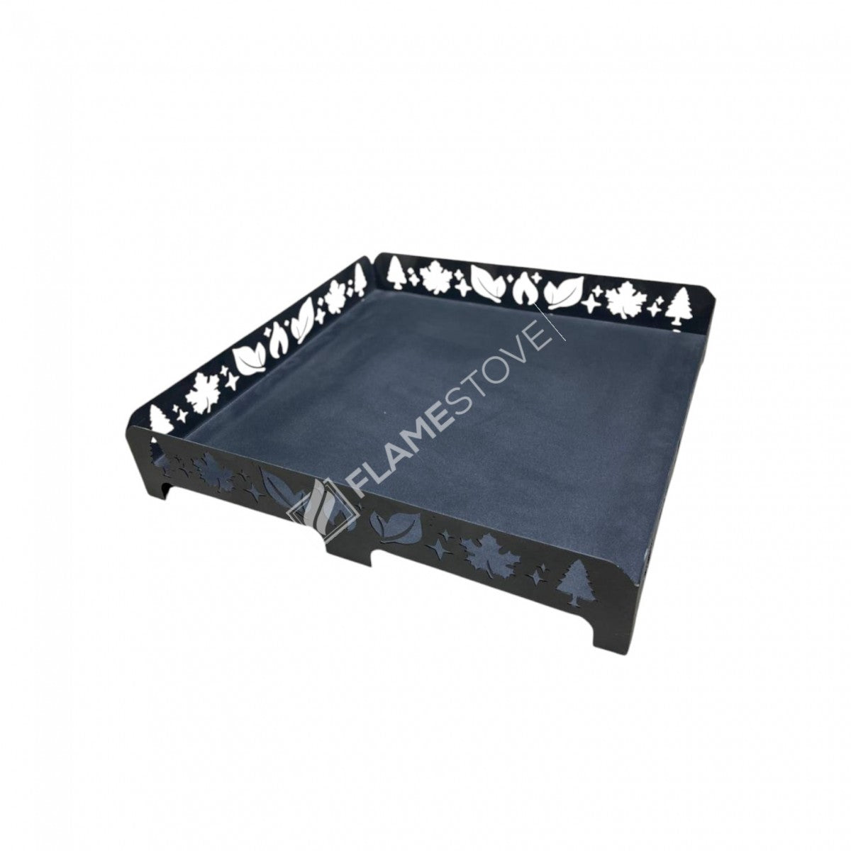 The stove Mat 60cm x 60cm Leaf Pattern