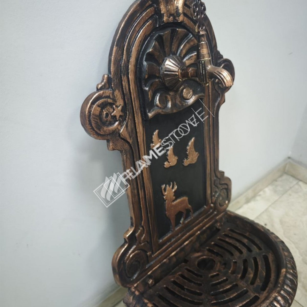 Flame Stove FS-902 patterned aluminum Copper fountain garden - add elegance to the outer space!