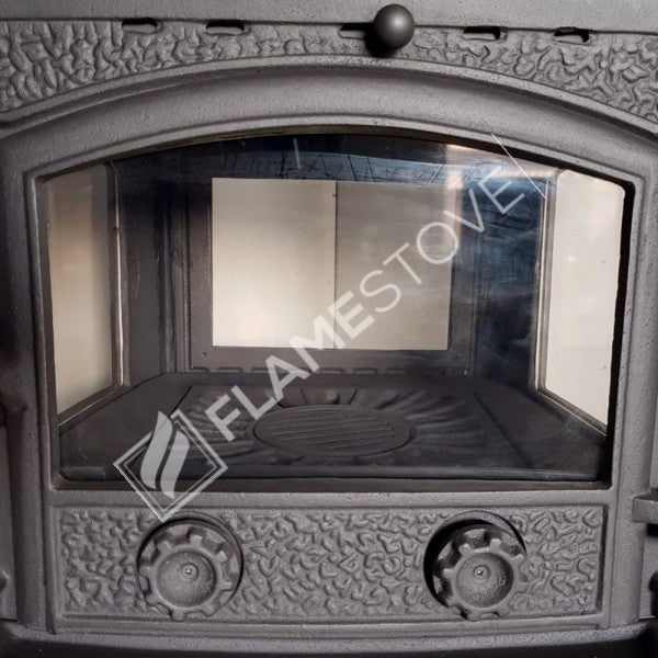 4 2 Sirius maxi casting glass stove furnaces | high efficiency Wood & coal stove, Schott Robax Glass, rear air Balance system, 15 kW