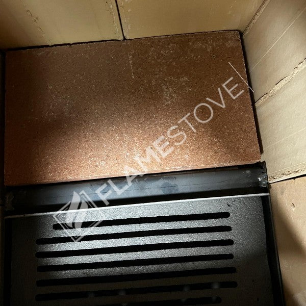 Steel Exterior Fire-Brick Stove | Schott Robax Glass, High Efficiency Solid Fuel Stove