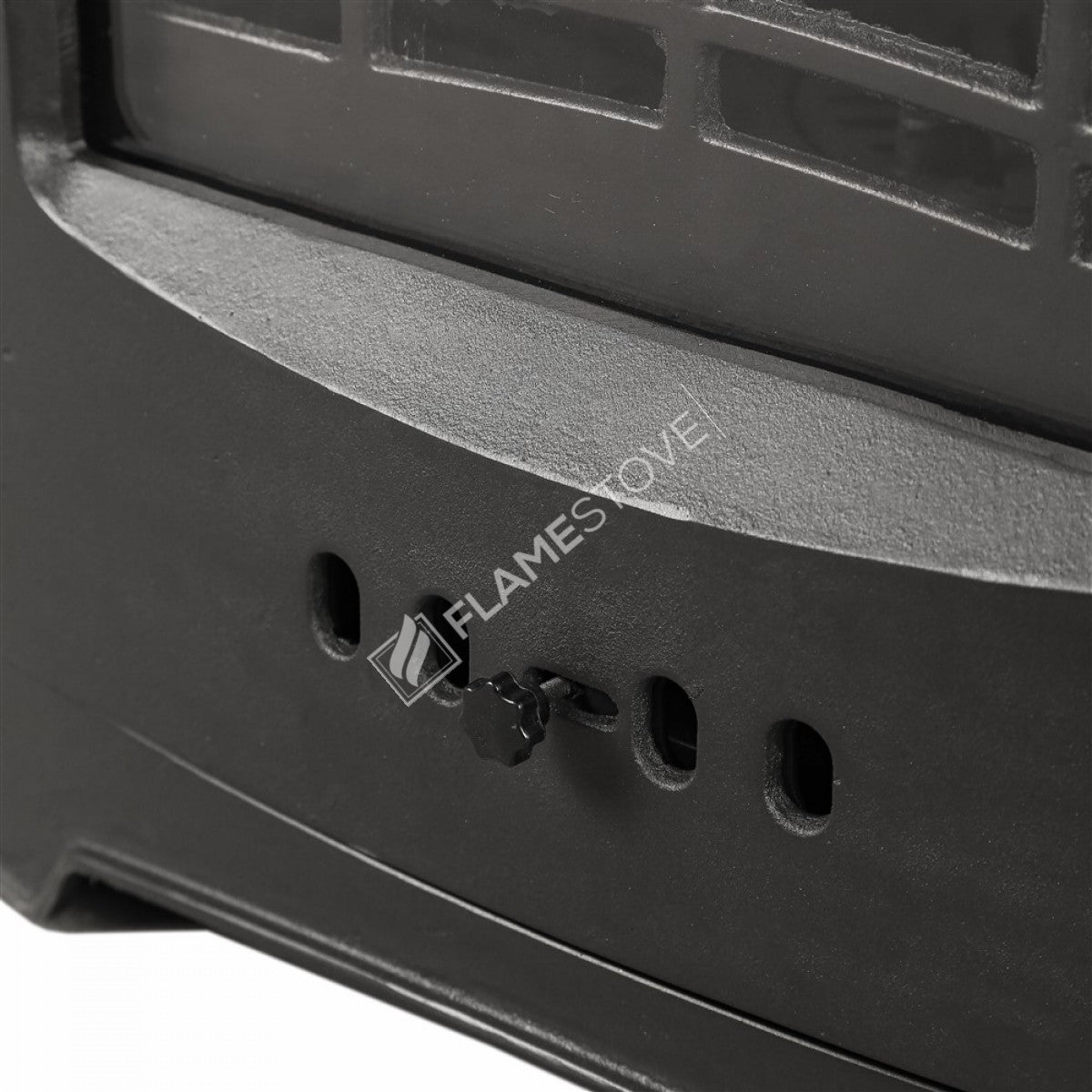 Three Glazed side loading Lodi Flame Stove Fireplace, Stove | high efficiency wood & coal stove, double Combustion, Class A, Schott Robax Glass, 5 kW