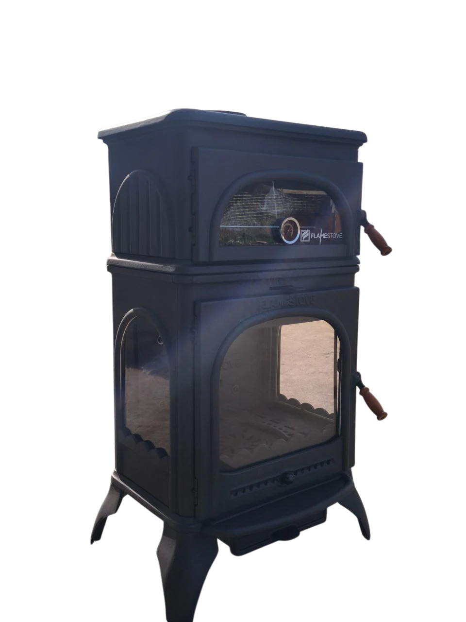 FS-024AK Flame Stove Modena Luxury Cast Iron Stove with Oven – Flame ...
