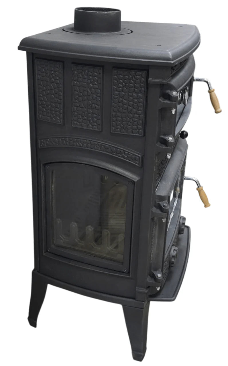 FS-071YK Flame Stove Oven with Cast Iron Stove Sirius Midi Side Door