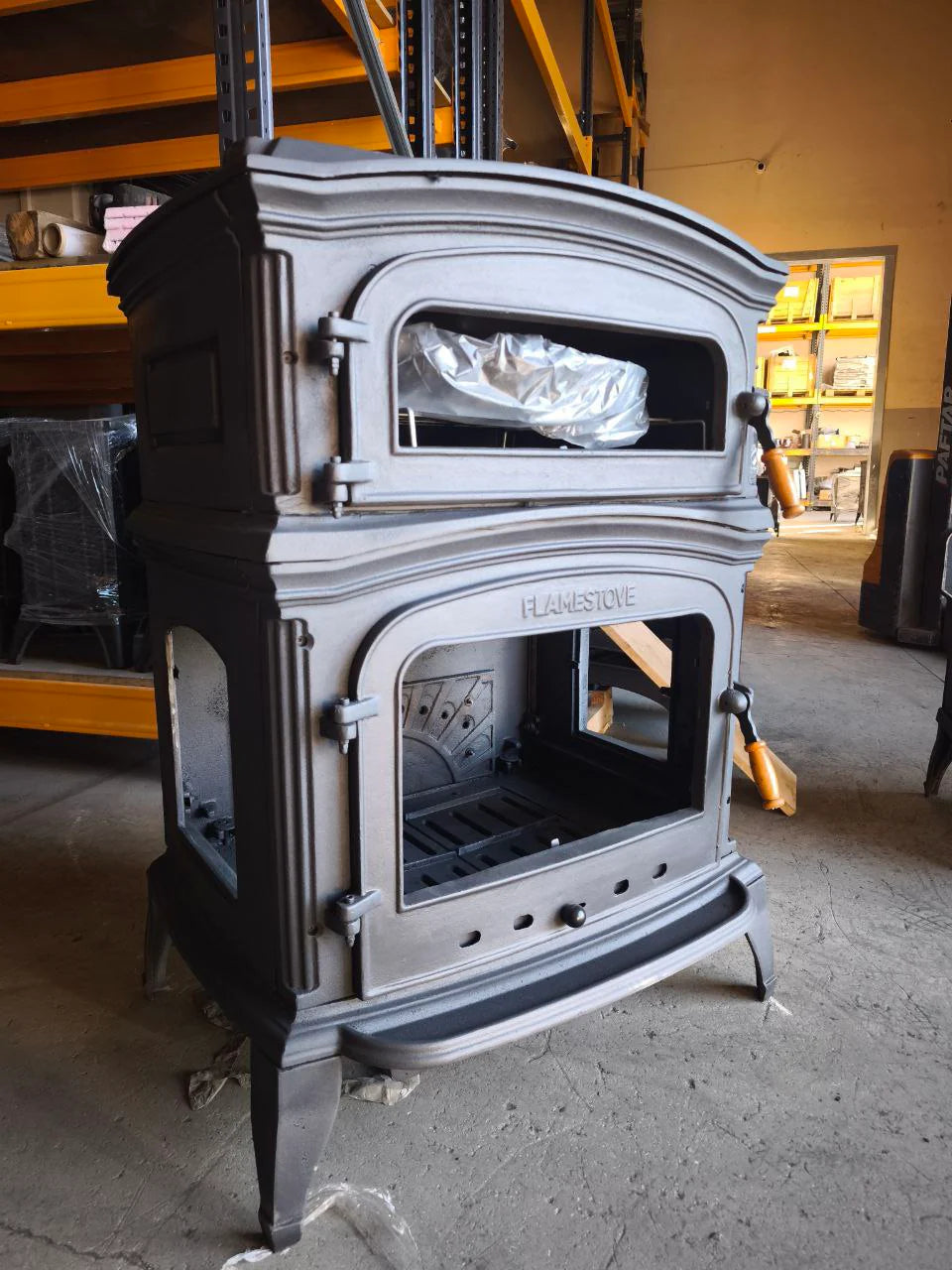 FS-034-YKAK Flame Stove ALTARA LUX PREMIUM CAST IRON STOVE WITH