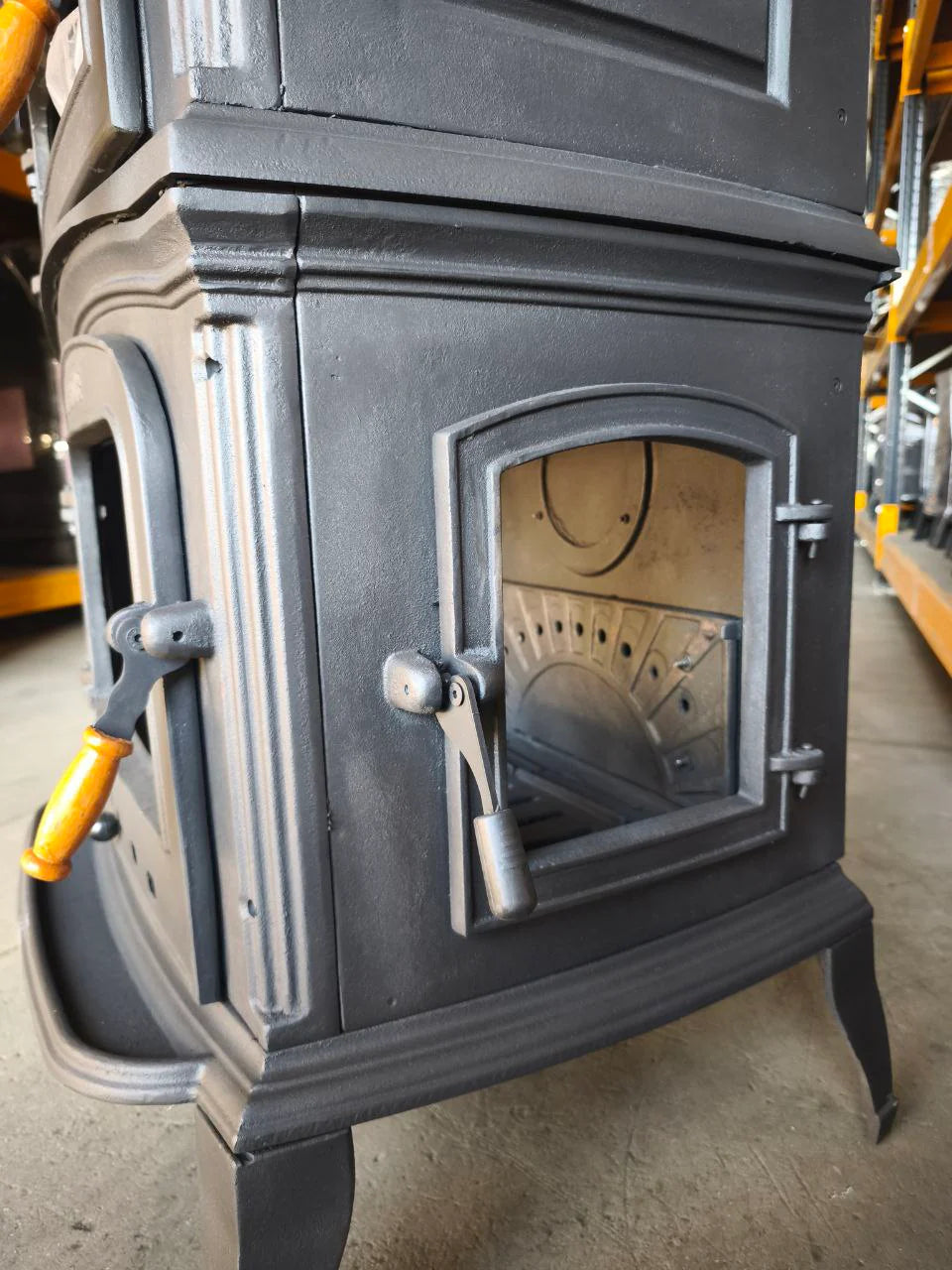 FS-034-YKAK Flame Stove ALTARA LUX PREMIUM CAST IRON STOVE WITH