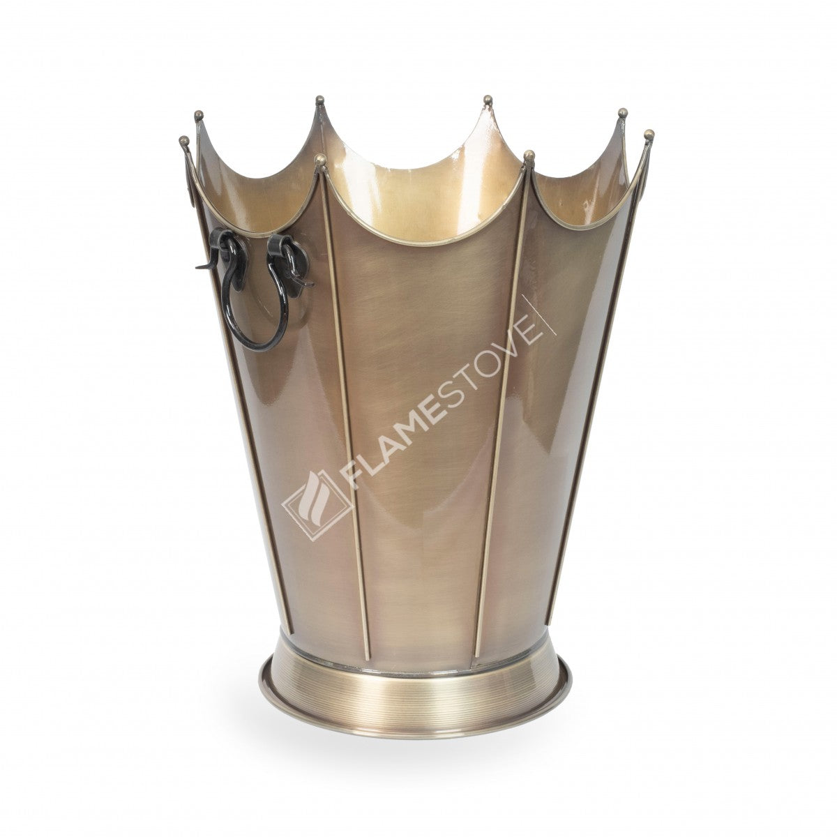 Oval wood bucket | apartment fireplaces and Bucket | 27x43x53 cm | stylish and durable