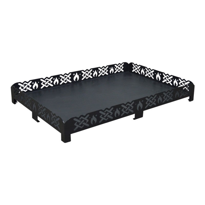 The stove Mat 60cm x 90cm cross pattern