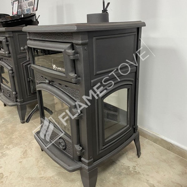 4 2 Sirius maxi casting glass stove furnaces | high efficiency Wood & coal stove, Schott Robax Glass, rear air Balance system, 15 kW