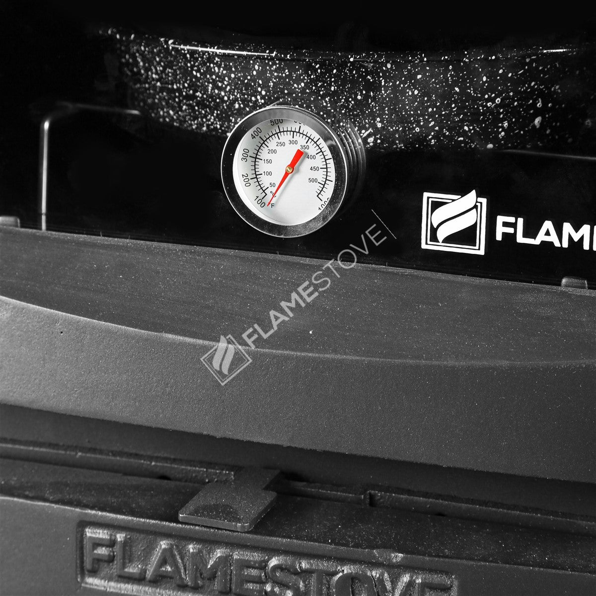 Lux Stove Pellet stove with 3 glass Lodi Gourmet | high efficiency Pellet Stove, Class A, Schott Robax glass, chrome, combustion chamber, 12 kW