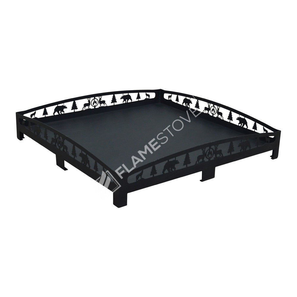 75cm x 75cm Patterned Forest stove Pad