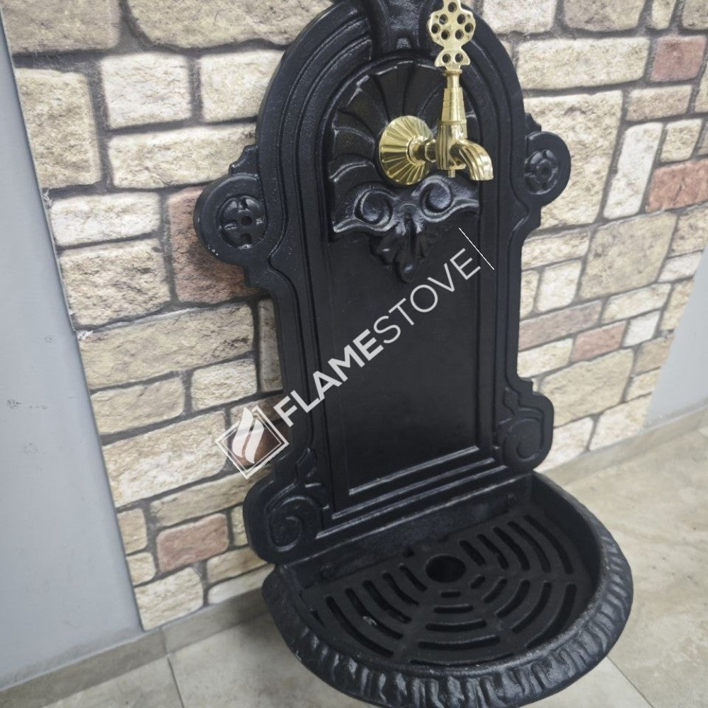 Flame Stove FS-903 matte black Aluminium Garden Fountain - add elegance to the outer space!