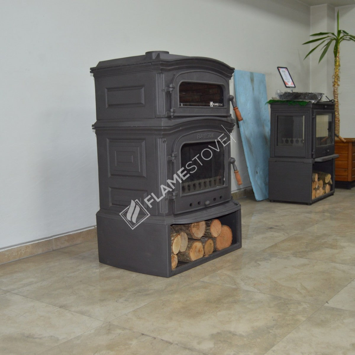 Premium style Stove altar TBSP Casting | high efficiency Furnaces, Wood & coal stove, double Combustion, energy Class A, side Cover, Odunluklu
