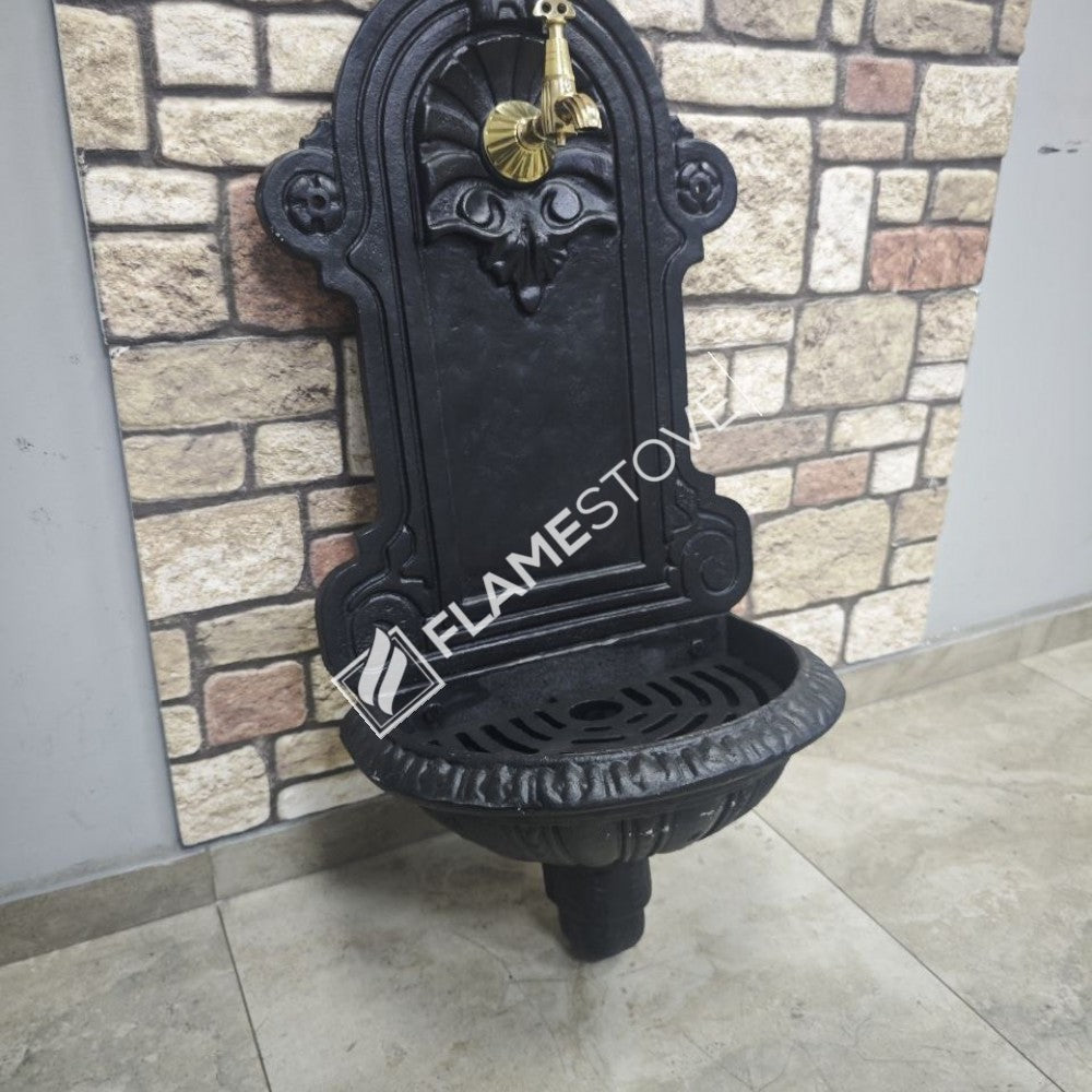 Flame Stove FS-903 matte black Aluminium Garden Fountain - add elegance to the outer space!
