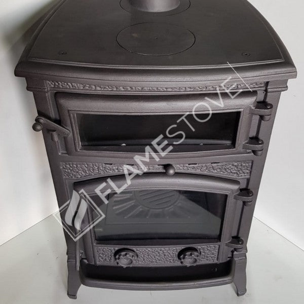 4 2 Sirius maxi casting glass stove furnaces | high efficiency Wood & coal stove, Schott Robax Glass, rear air Balance system, 15 kW