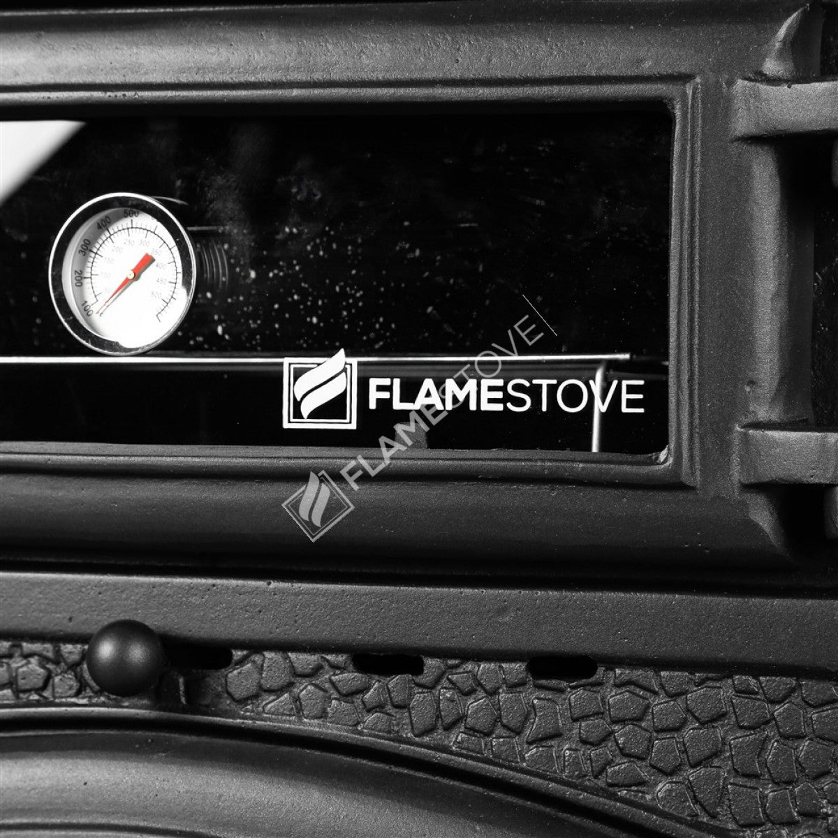 FLAME STOVE FS-casting furnaces 13ST Sirius Maxi Style Stoves | Wood & coal-fired | Double combustion system | 15 kW power | high efficiency heating and cooking| Schott-Robax Glass | Wood & coal-fired