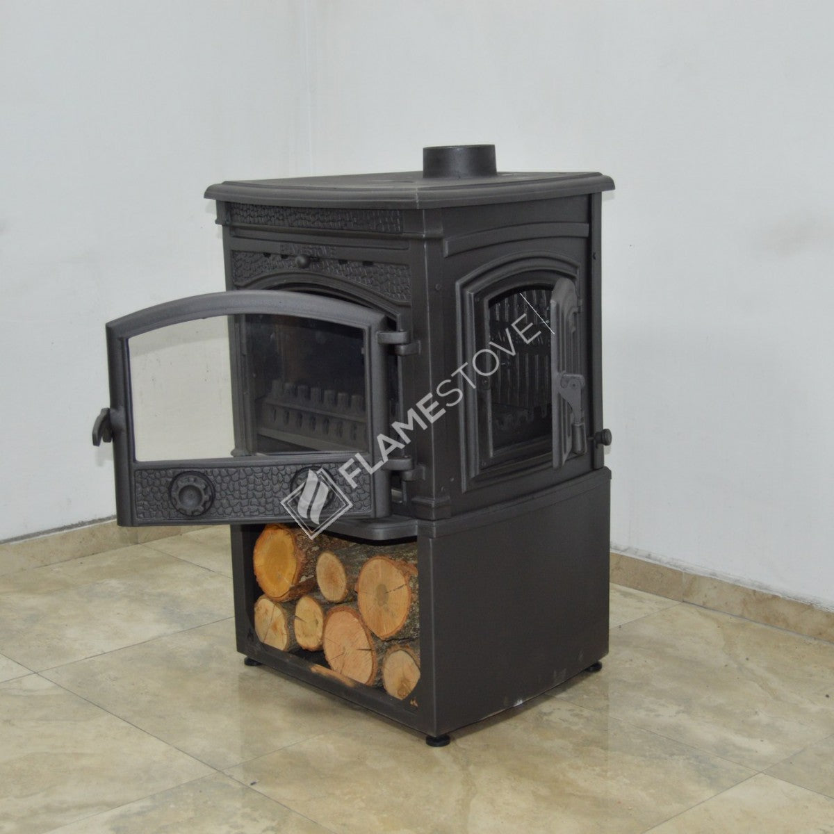 The Side Cover With The Sirius Star Cast Stove Odunluklu