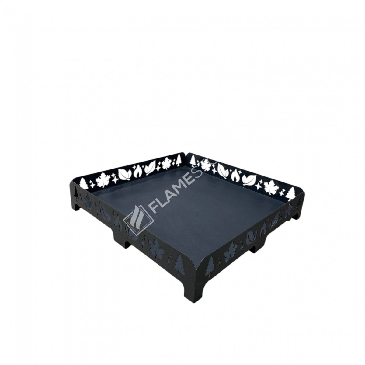 The stove Mat 60cm x 60cm Leaf Pattern